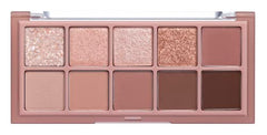 rom&nd Better Than Palette Rosebud Garden application close-up highlights smooth blend for seamless transitions.