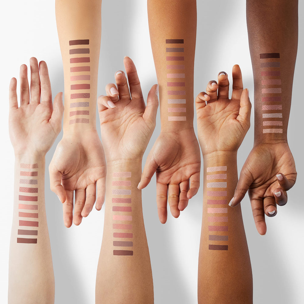 rom&nd Better Than Palette Rosebud Garden in-use photo showcases soft shimmer eyelids looks.