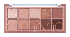 rom&nd Better Than Palette Rosebud Garden swatches reveal rosy tones for versatile day-to-night looks.