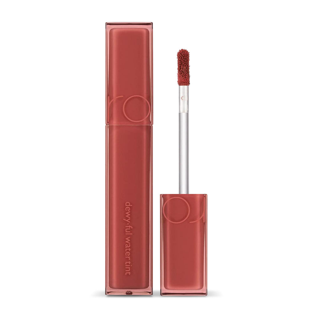 rom&nd DEWY·FUL Water Tint 04 Chili Up glossy lips with high shine