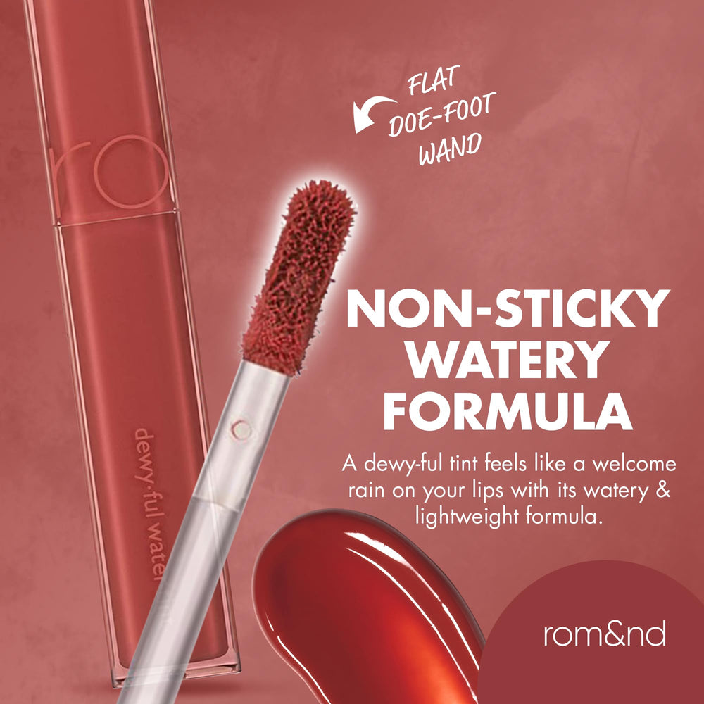 rom&nd DEWY·FUL Water Tint 04 Chili Up packaging and tube design