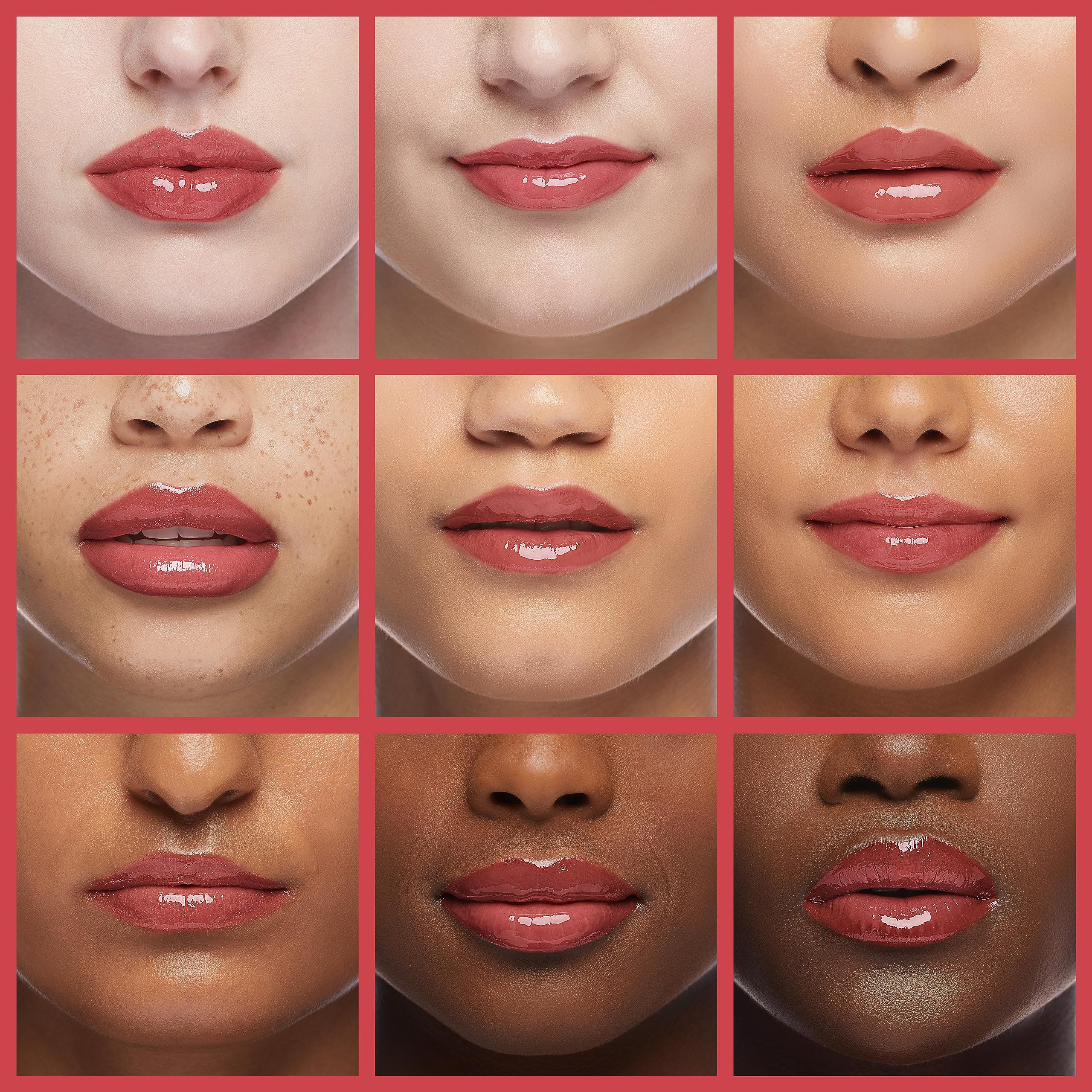 rom&nd Glasting Water Tint Rose Stream packaging demonstrates moisturizing, color-rich lip look