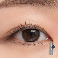 rom&nd Han All Fix Mascara brush closeup highlights precise bristles for defined lashes