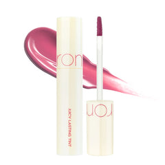 rom&nd Juicy Lasting Tint 28 Bare Fig shade swatch for MLBB look