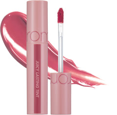 rom&nd Juicy Lasting Tint Bare Grape packaging showcases sleek K-beauty design for daily wear.