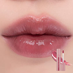 rom&nd Juicy Lasting Tint Bare Grape swatch on skin shows rich color payoff.