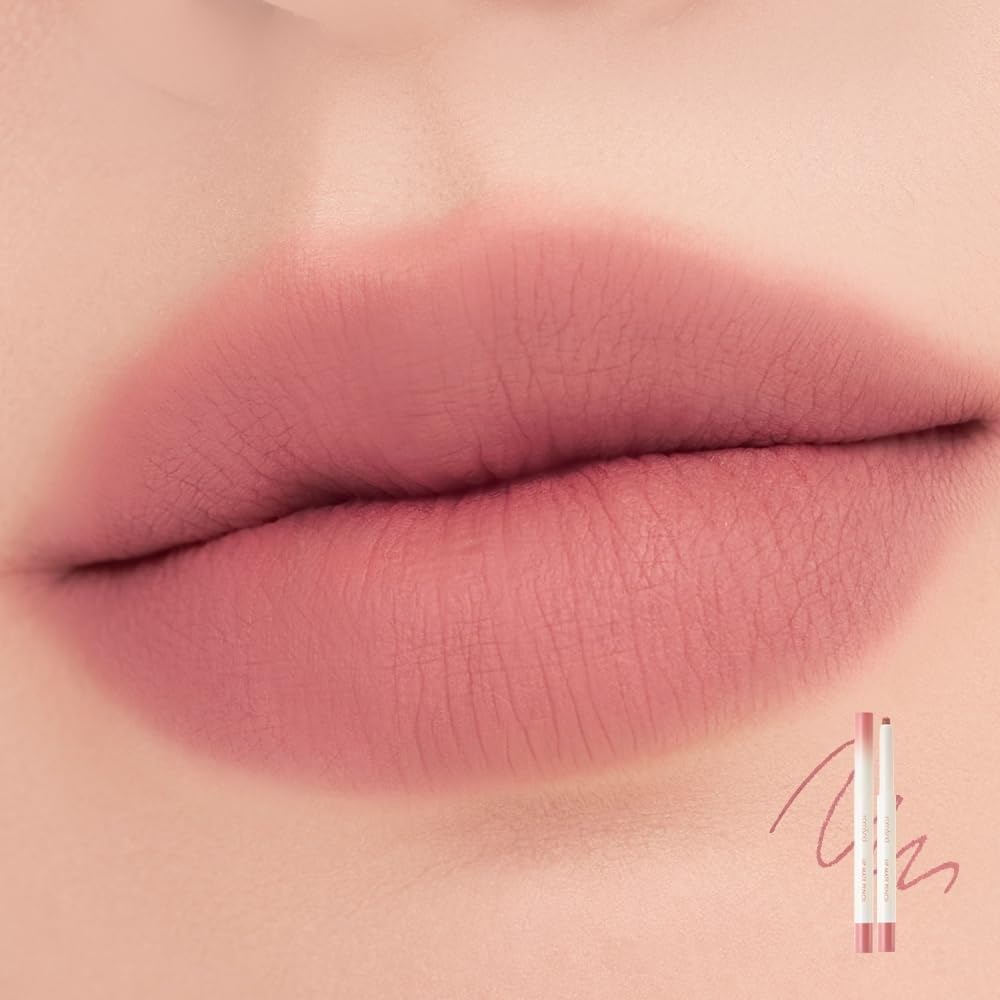 rom&nd Lip Mate Pencil 04 Fig Breeze tip closeup precise 4.5mm tip for clean edges