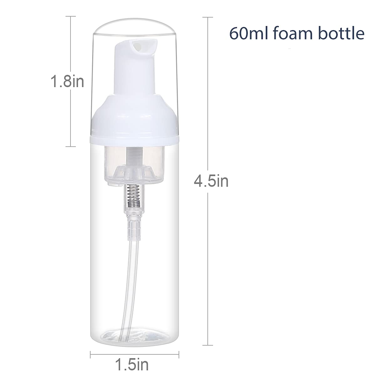 ROMROC foam bottle dispenser pump demonstrates easy, controlled foaming for travel-sized products.