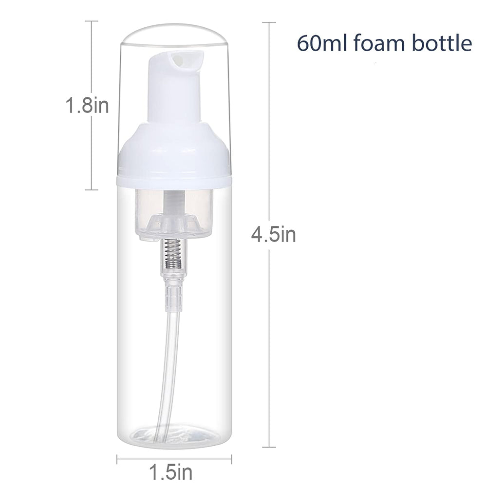ROMROC foam bottle dispenser pump demonstrates easy, controlled foaming for travel-sized products.