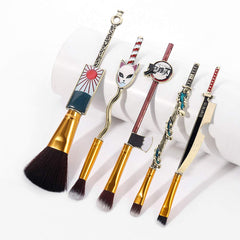 Rongji Jewelry anime peripheral demon makeup brushes big fan brush for soft highlighting.