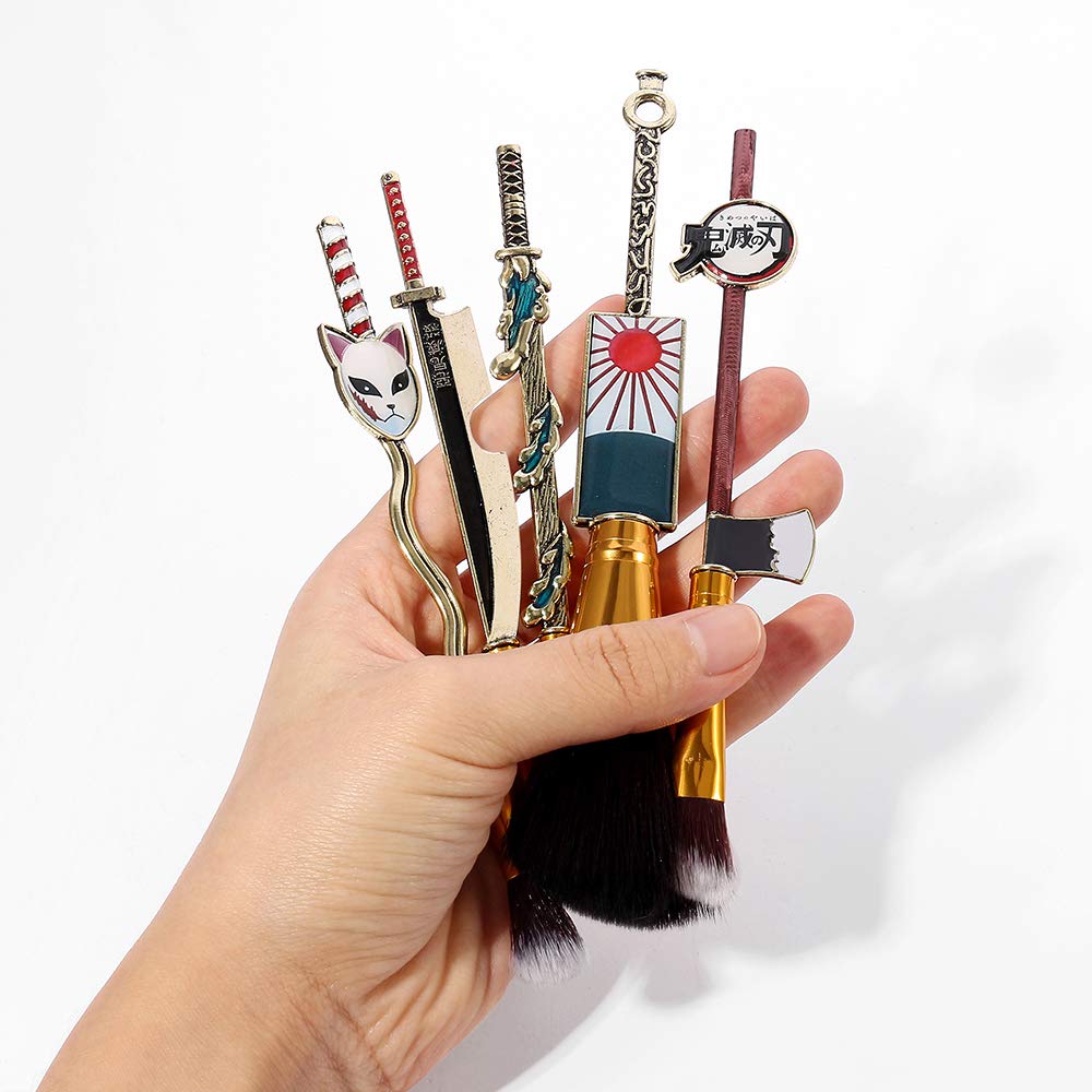 Rongji Jewelry anime peripheral demon makeup brushes eyeshadow brush for even color.