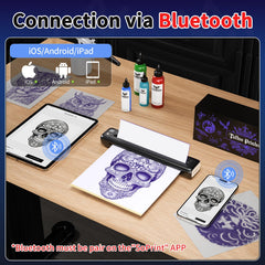 Rongta stencil printer with standard transfer paper compatibility for quick setups