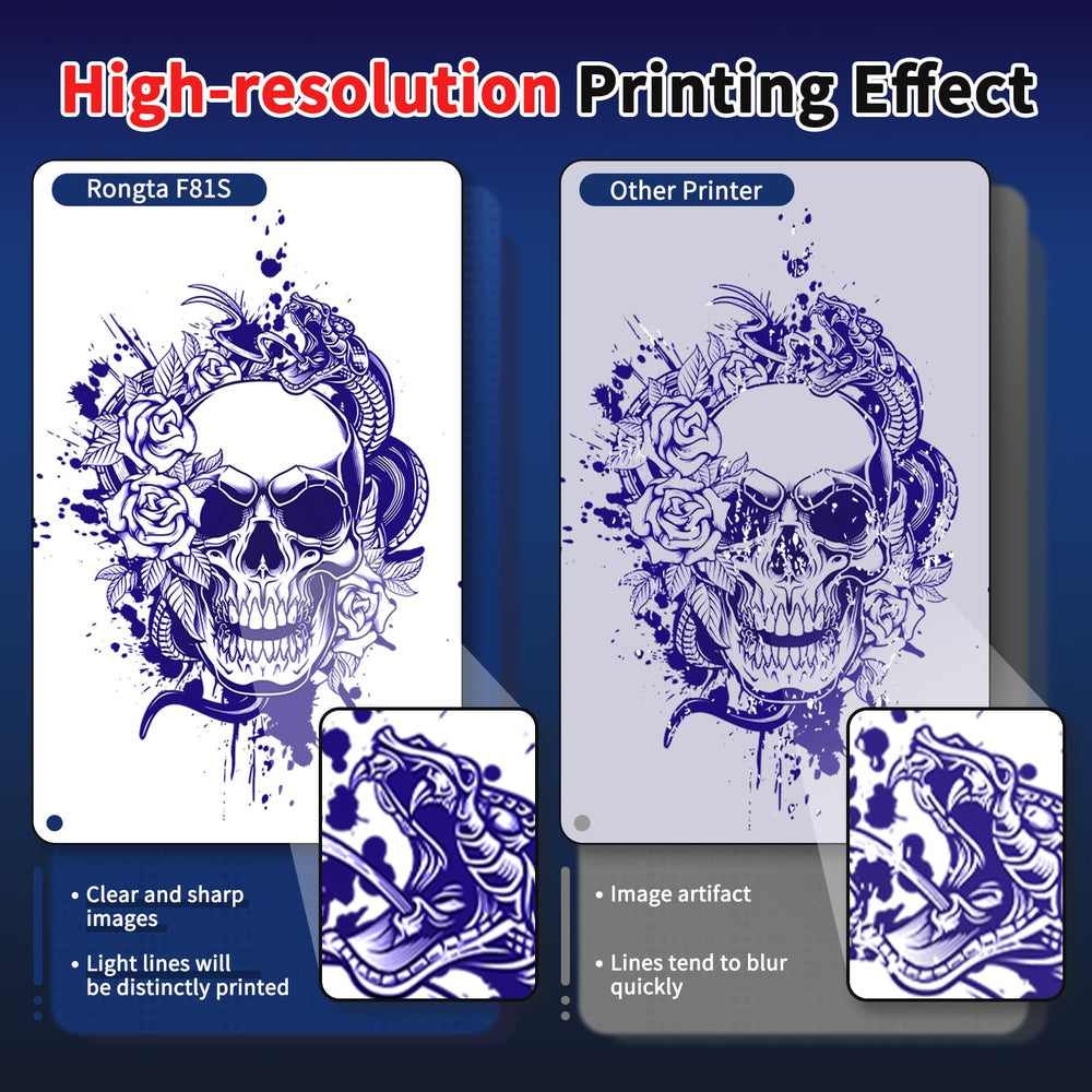 Rongta stencil printer Type-C charging offers flexible power options