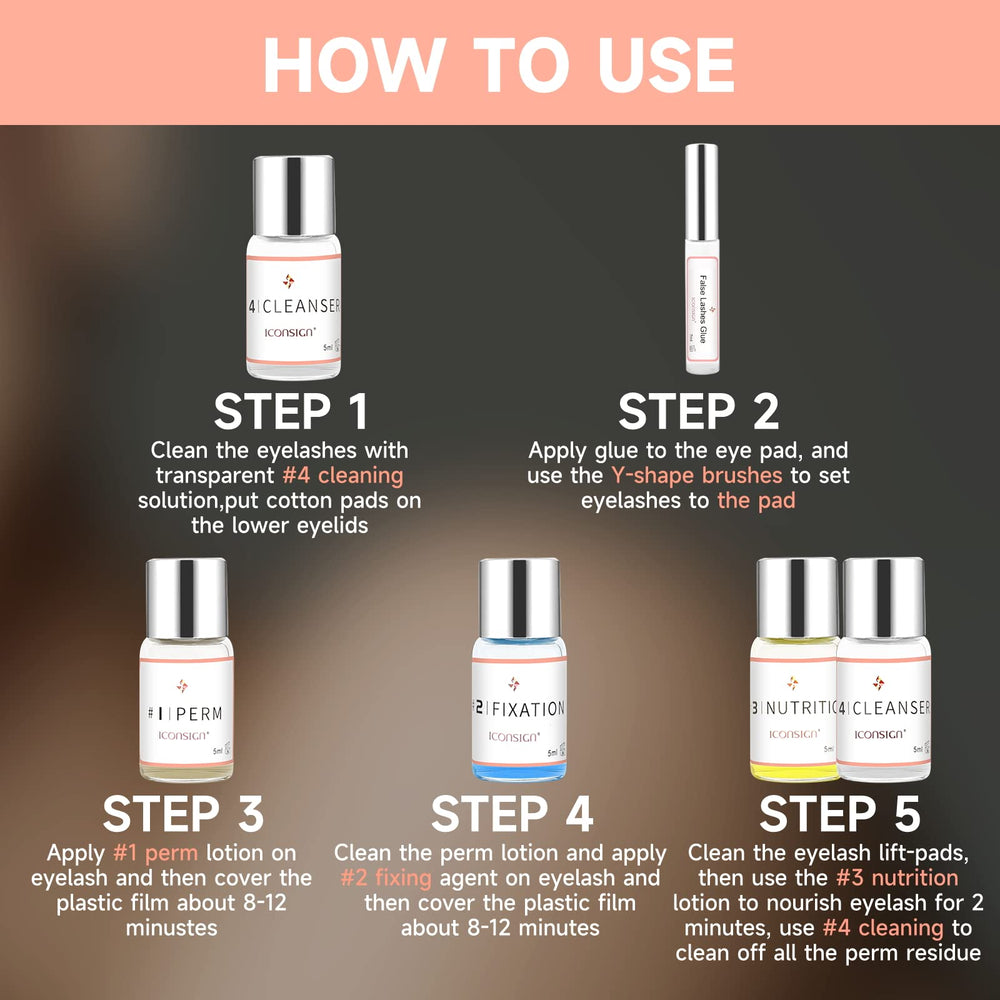 RONKIE Lash Lift Kit gentle-nourishing formula soothing and nourishing lashes.