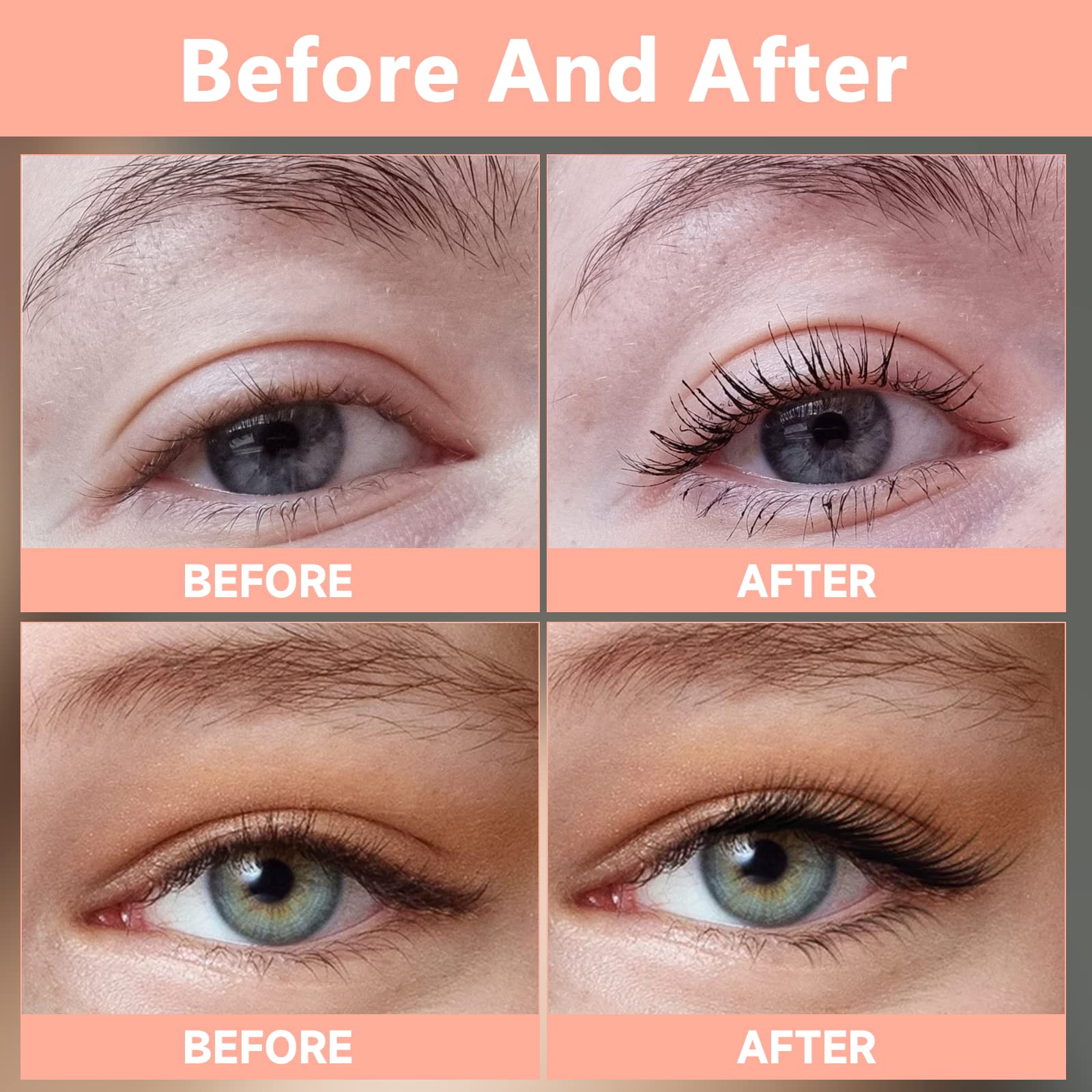 RONKIE Lash Lift Kit salon-quality-lift demonstration of professional results.