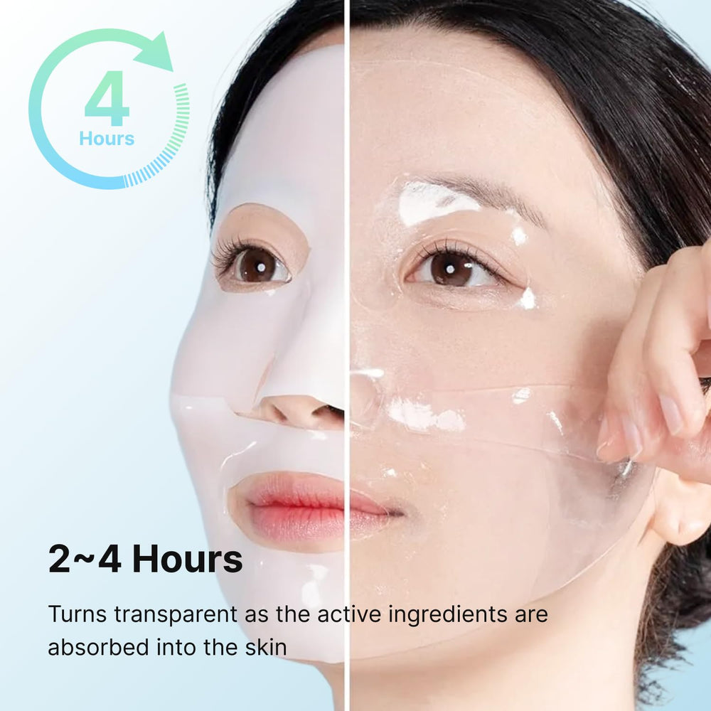ROOTIO hydrogel mask becoming transparent for deep absorption
