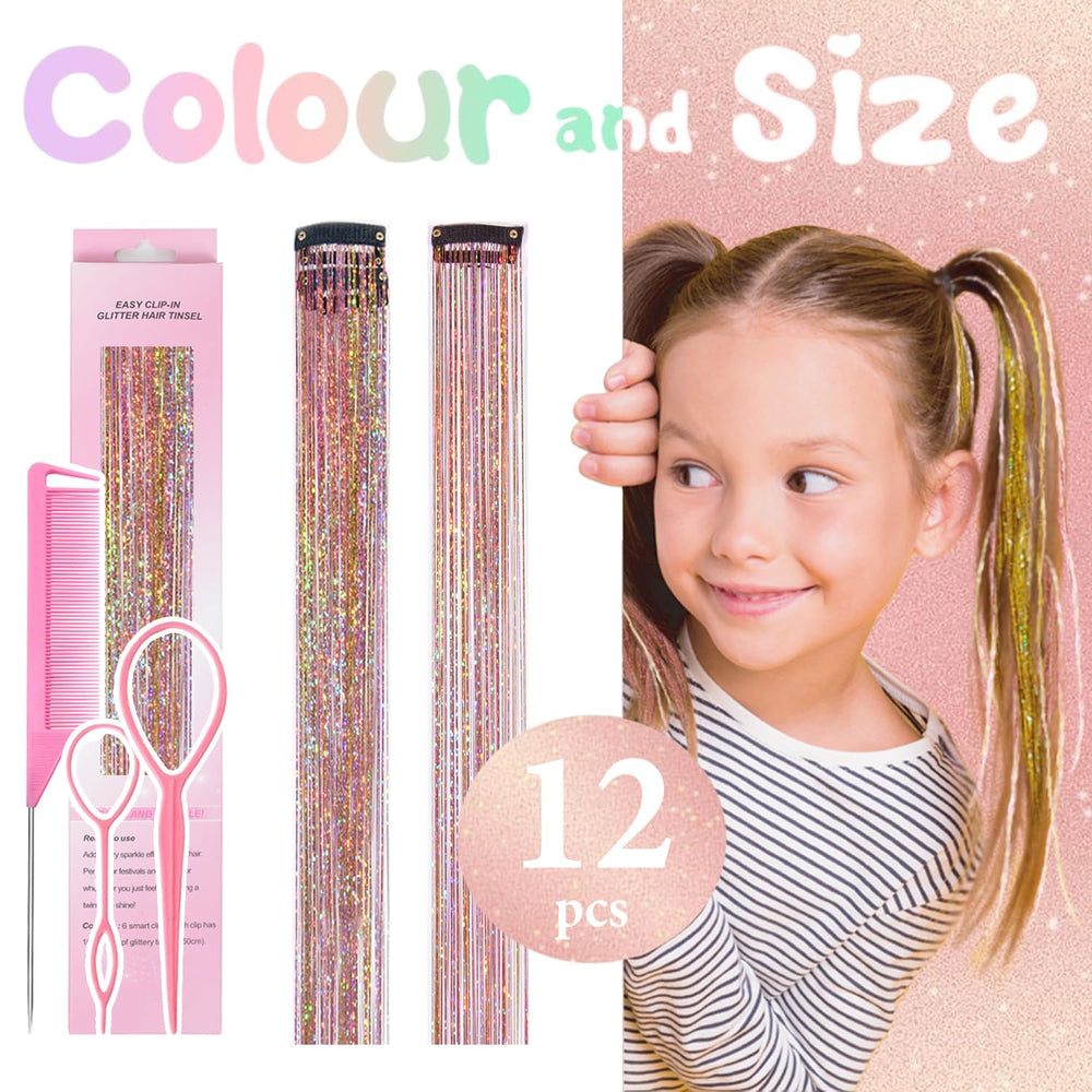 Rootoo 12pcs pack highlights multiple color options for bold party-ready looks.