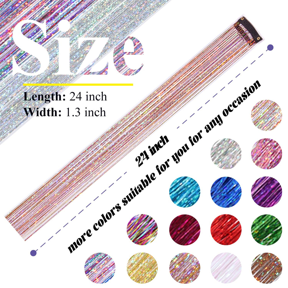 Rootoo party-ready hair tinsel perfect for dances, holidays, and cosplay.