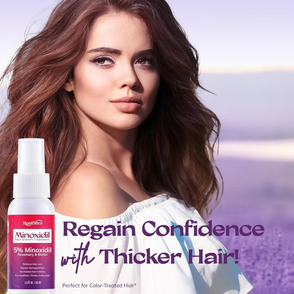 RootStim Color-treated hair-safe formula keeps scalp gentle and compatible with treated hair.