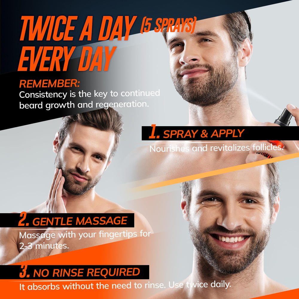 RootStim daily-application routine near-styled beard for consistent use.