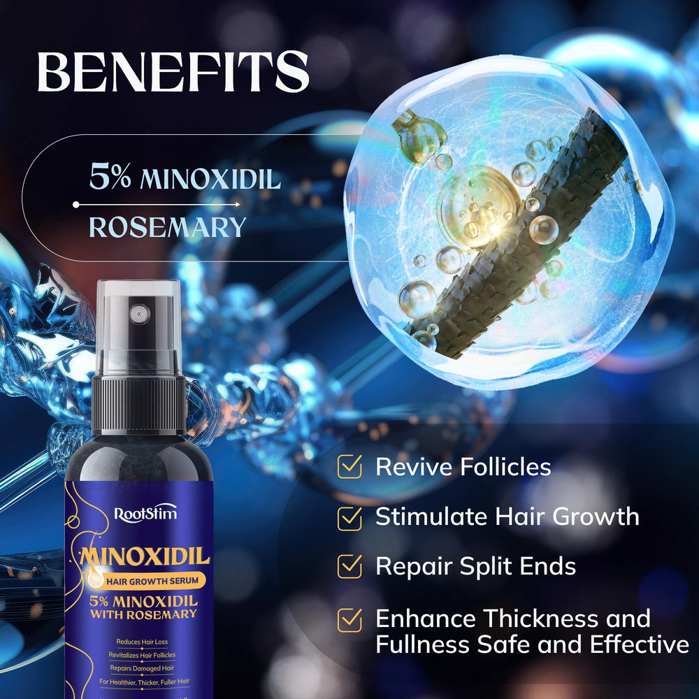 RootStim minoxidil dropper for precise twice-daily application