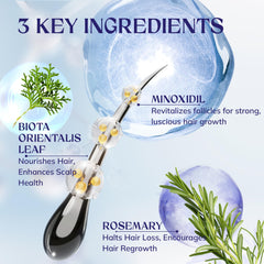 RootStim rosemary formula bottle highlighting botanical nourishment for hair