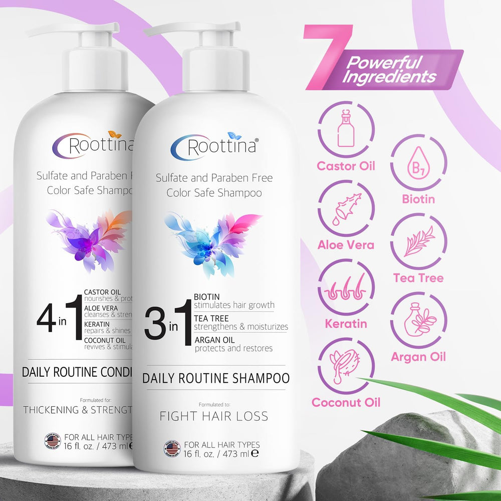 Roottina Daily Routine Conditioner bottle delivering moisture and shine