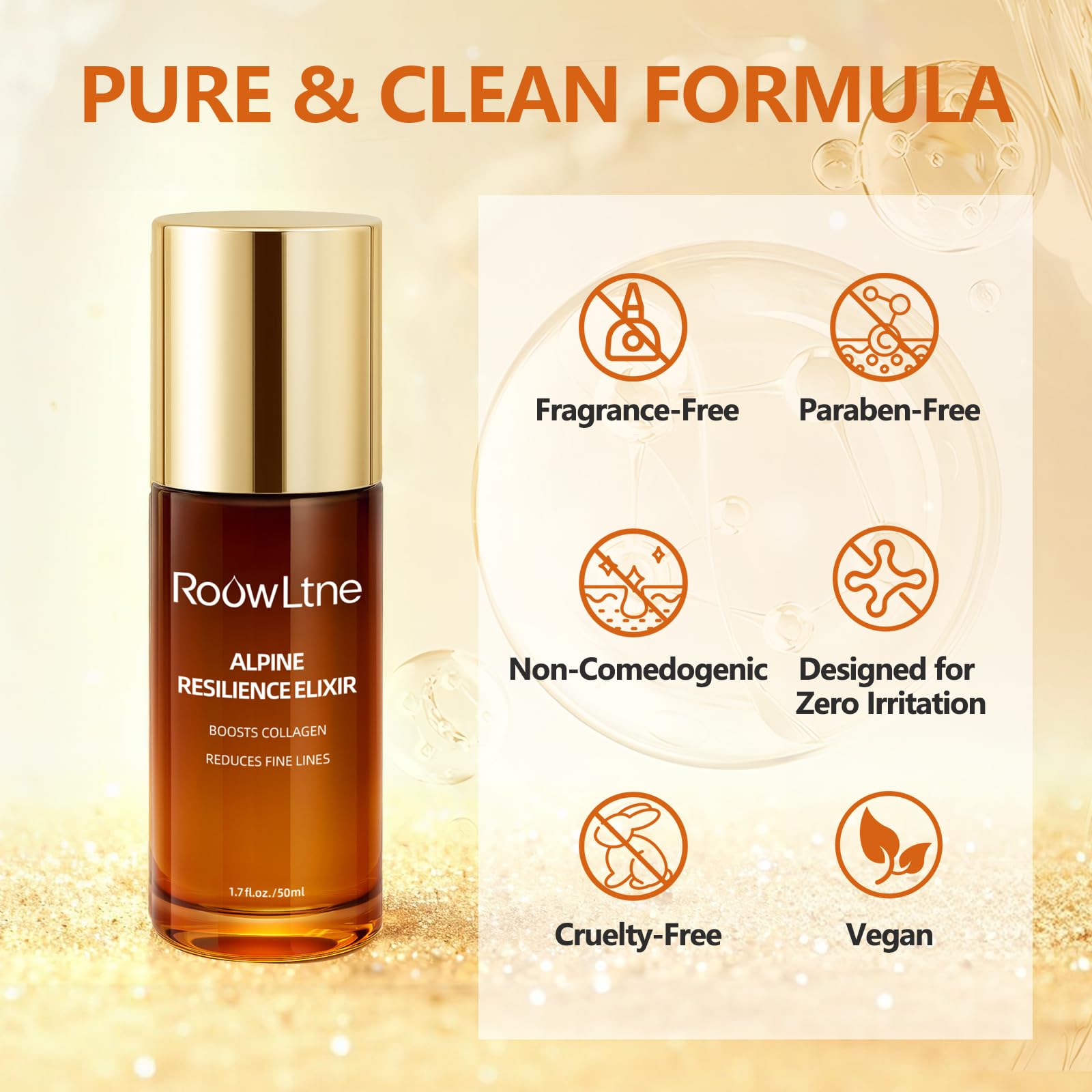 RoowLtne retinol serum during daytime routine with SPF guidance