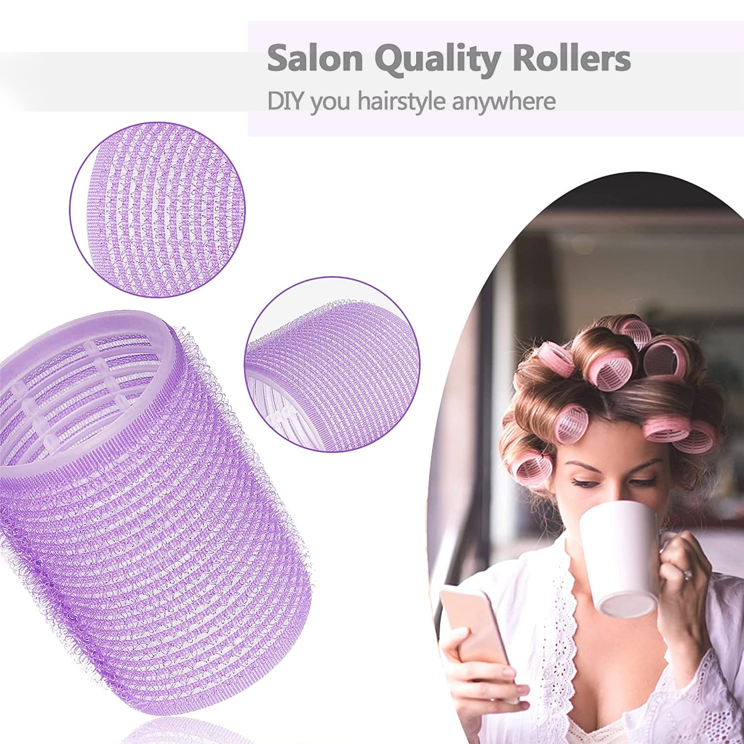 ROPiKIS three-size roller collection offers versatile long-hair volume options