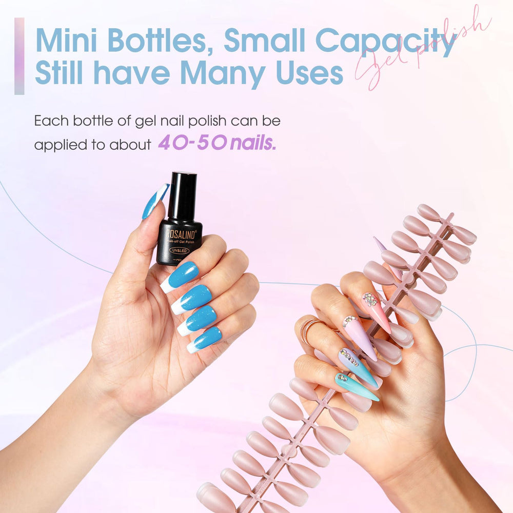ROSALIND base coat glossy top coat glitter top coat display finishes