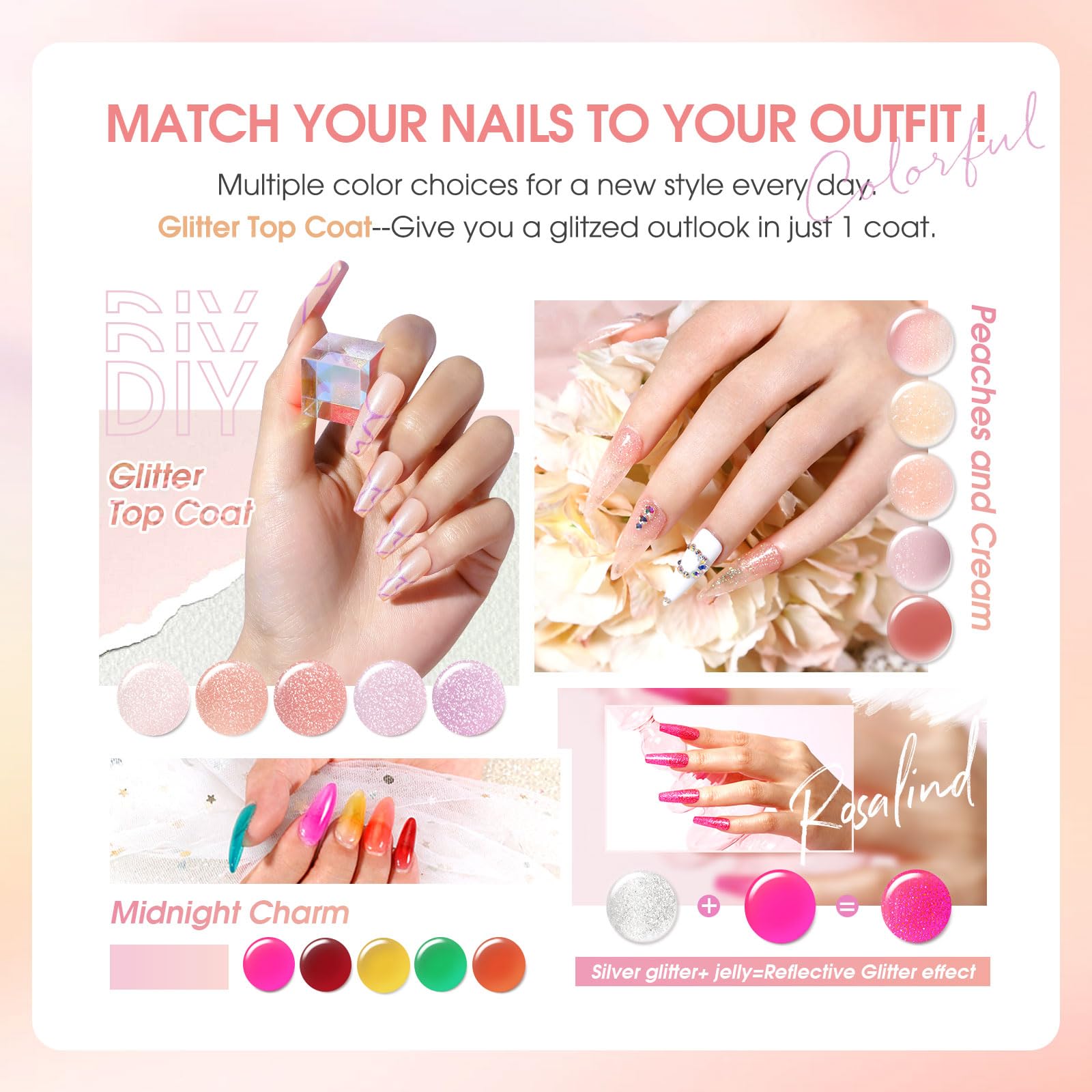 ROSALIND base coat primer improves adhesion for longer-lasting gel nails