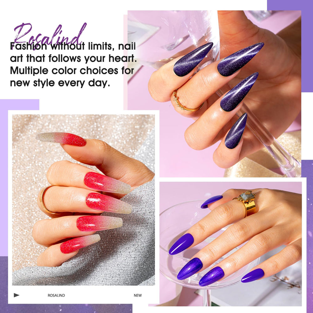 ROSALIND base coat and top coat panel promotes smooth adhesion and durable shine