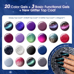 ROSALIND cat-eye gel magnet demo showing magnetic effect for customizable nail art