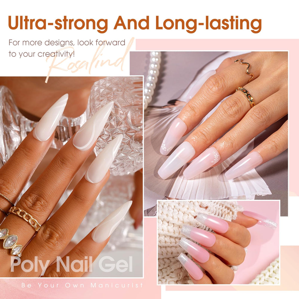 ROSALIND dual nail brush and spatula for precise gel application