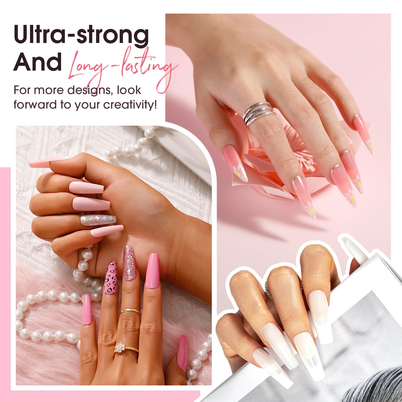 ROSALIND nail brush for precise, clean gel application