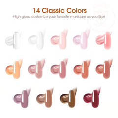 ROSALIND base coat and top coat included for lasting shine