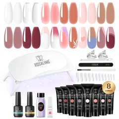 ROSALIND Poly Nail Gel Kit color palette for vibrant, long-lasting nails