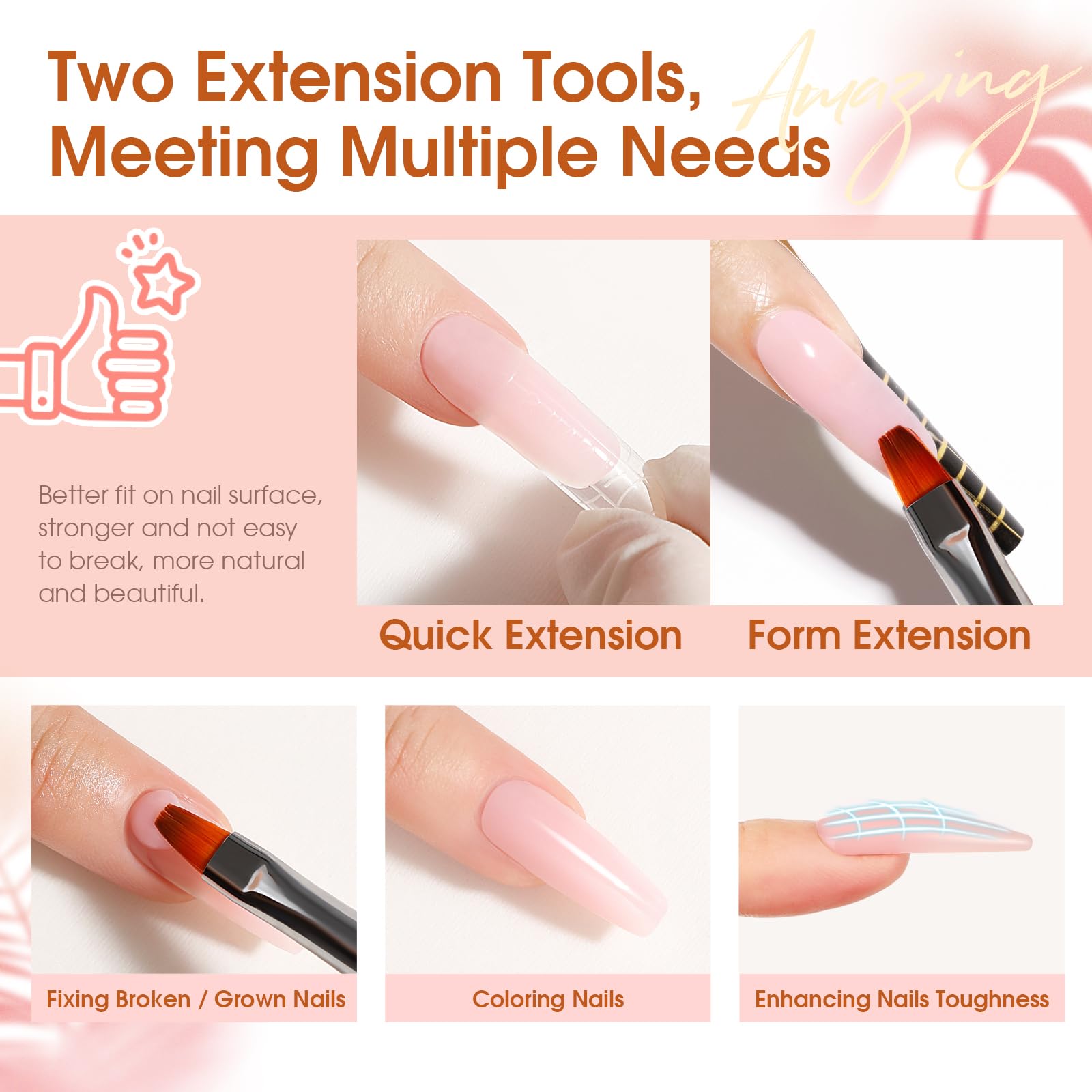 ROSALIND nail forms set for sculpting and length control