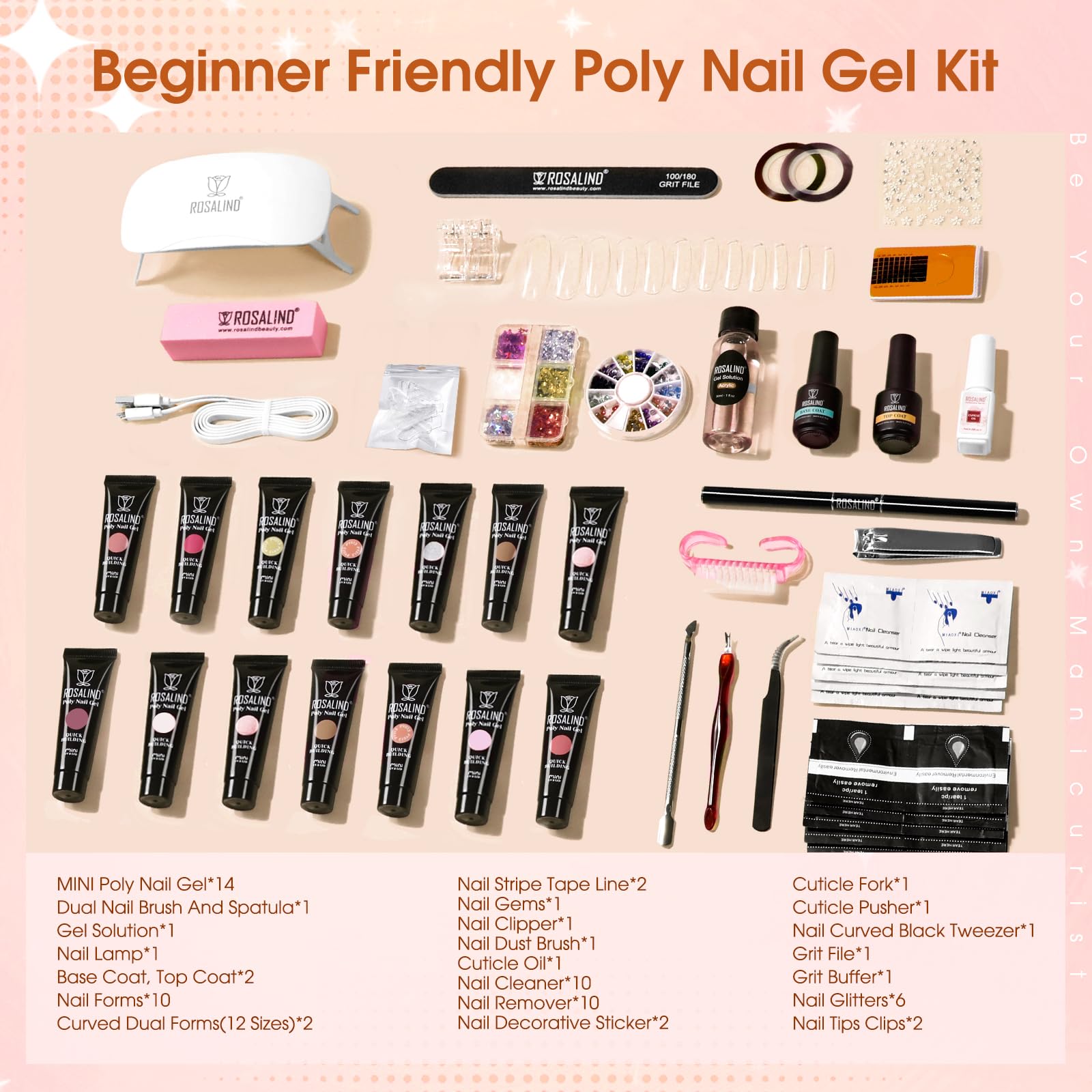 ROSALIND slip solution image showing smooth gel application for beginners