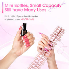ROSALIND glossy top coat adds high-shine finish