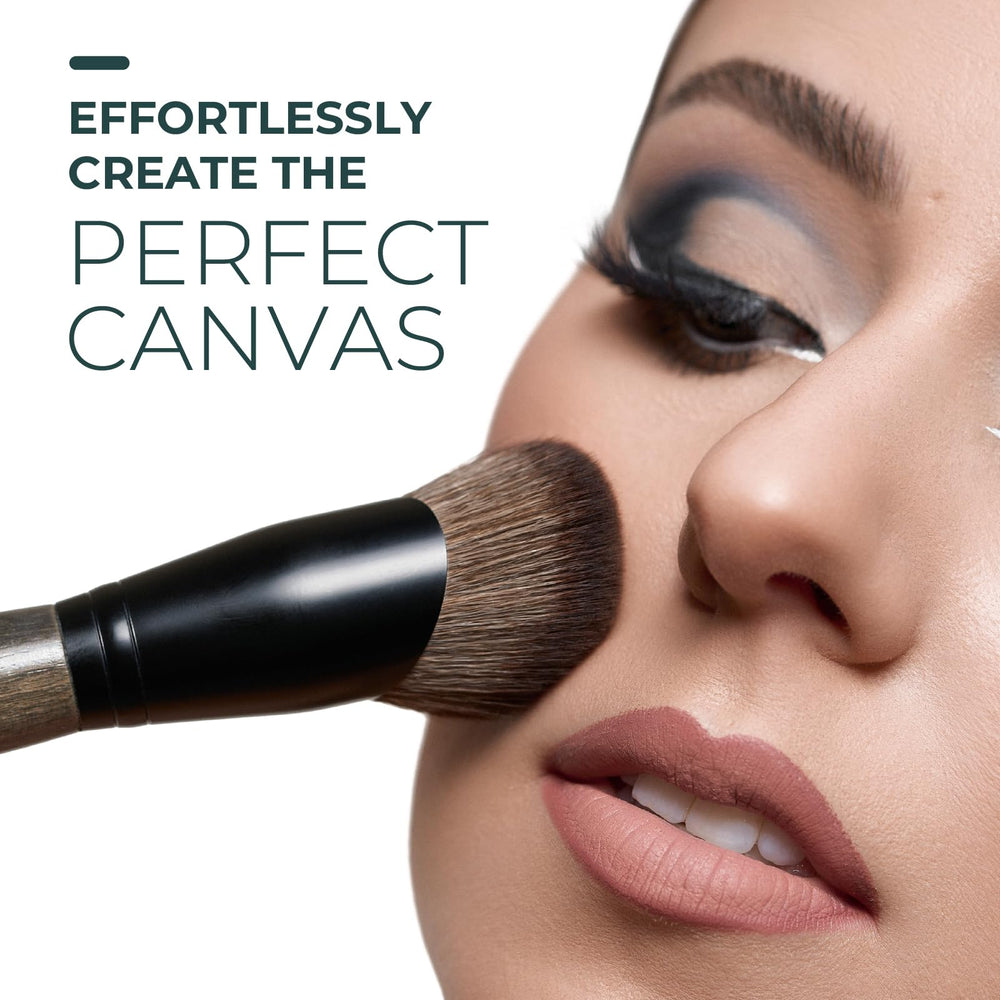 Rose and Ben Beauty C42 brush builds coverage without streaks