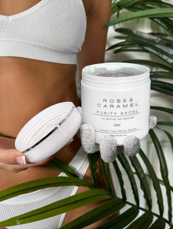 Rose & Caramel Purity Excel vegan-friendly formula supports ethical self-care.