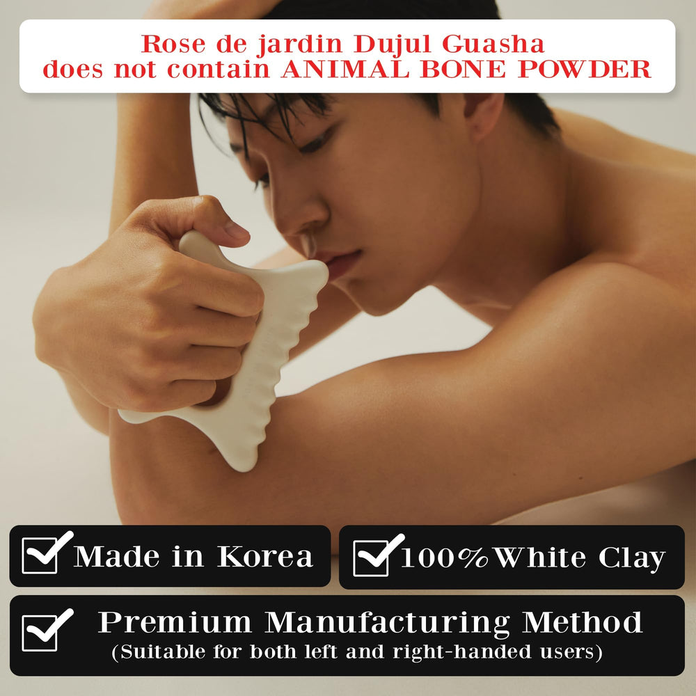 ROSE DE JARDIN gua sha handle emphasizes comfortable use during sessions