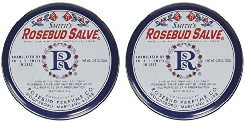 Rosebud Perfume Co. Lip Salve Rosebud Skin Care—conditions rough elbows and knees.