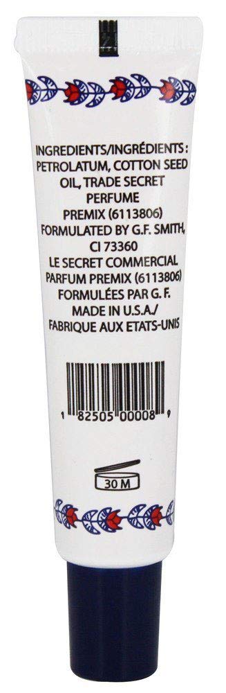 Rosebud Perfume Original Rosebud Salve Tube Closeup highlighting soothing lip and cuticle moisture.
