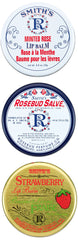 Rosebud Three Lavish Layers Lip Balm twist-up design for easy application.