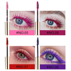 RoseFlower twelve-color swatches reveal pigment options from black to pink.