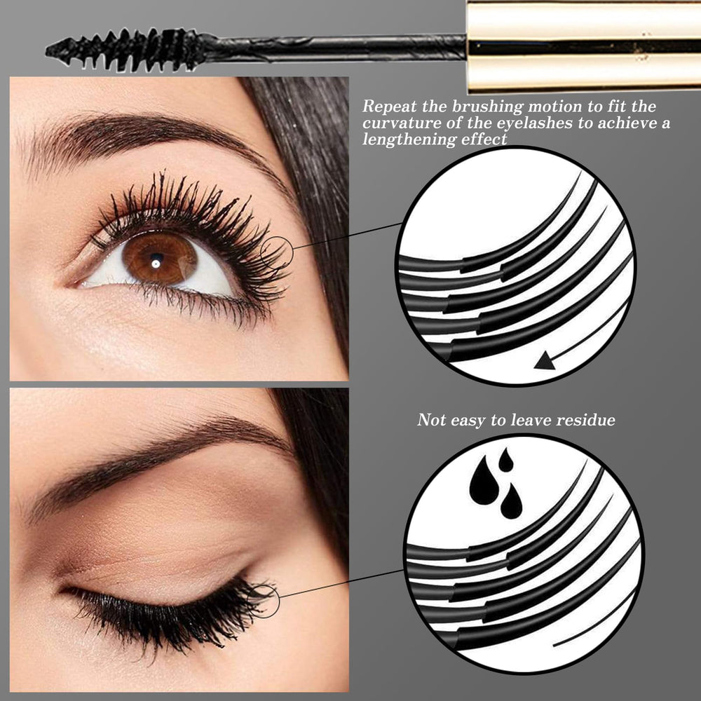 RoseFlower mascara set compact case enables easy daily carry for touch-ups.