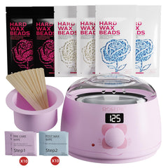 ROSEPIL digital wax warmer front view with precise temperature control for comfortable home sessions