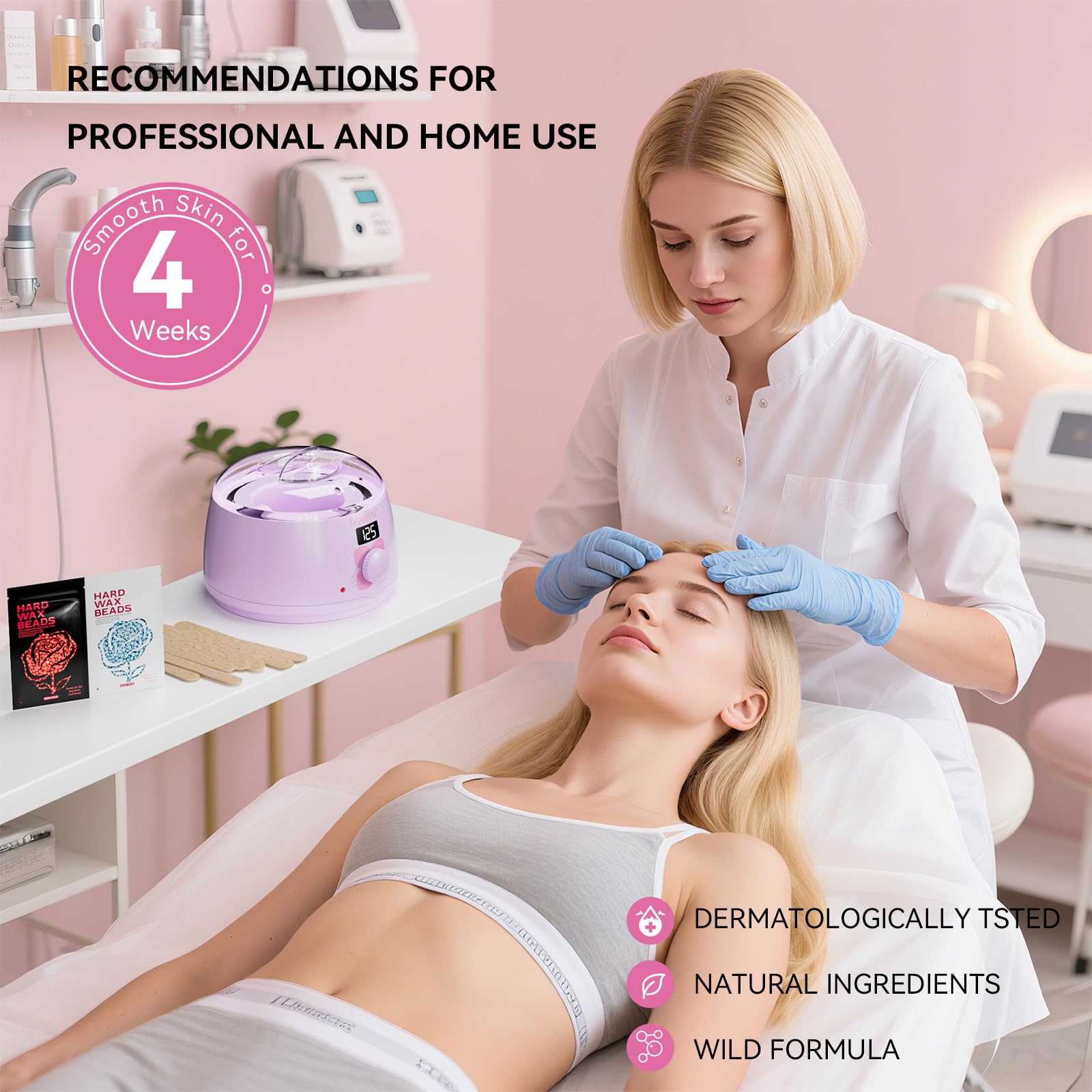 ROSEPIL pre-wax wipes pack ready to cleanse and prep skin